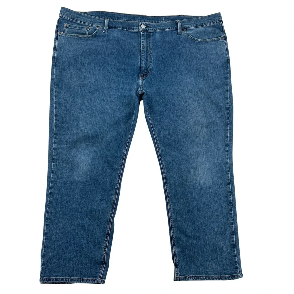 Levi Strauss Co 541 Athletic Fit Jeans  Blue All Seasons Tech Denim Mens 54x28